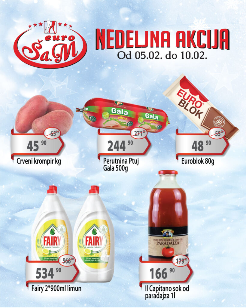 eurosam<br />
euroŠa.M.<br />
akcija